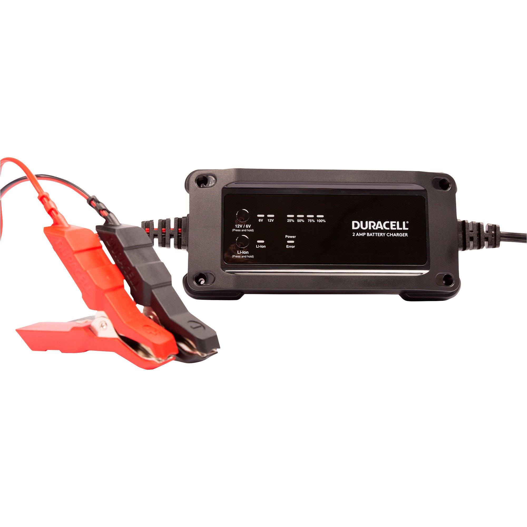 Duracell Battery Charger/Maintainer — 6/12 Volt, 2 Amp, Model# DRMC2A